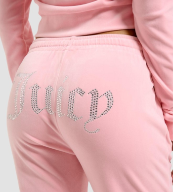 JUICY COUTURE Różowe damskie spodnie dresowe