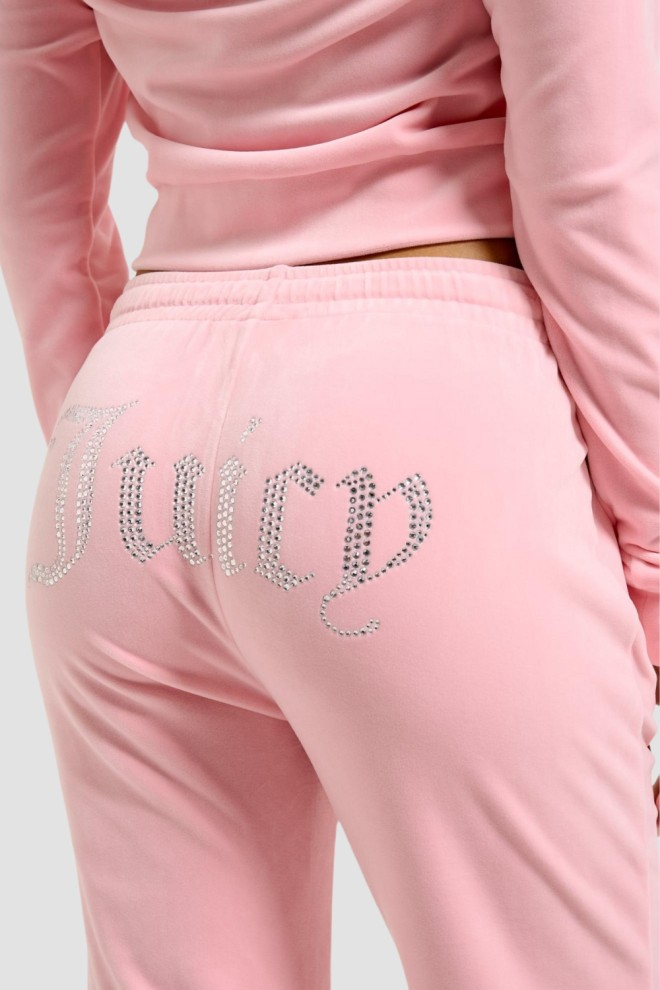 JUICY COUTURE Różowe damskie spodnie dresowe